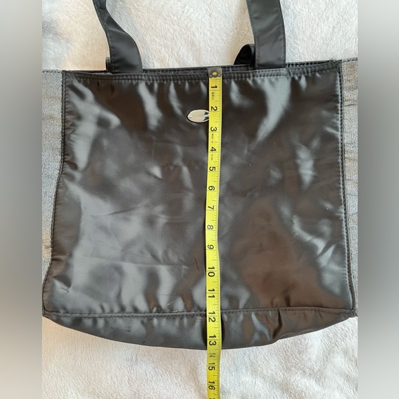 Coach Black Tote with Silver Accents - Picture 8 of 11